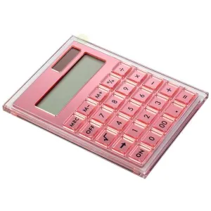الاكريليك القرطاسية الاكسسوارات وارتفع الذهب آلة حاسبة مع الطاقة الشمسية Acrylic Stationery Accessories Rose Gold Solar Powered Calculator