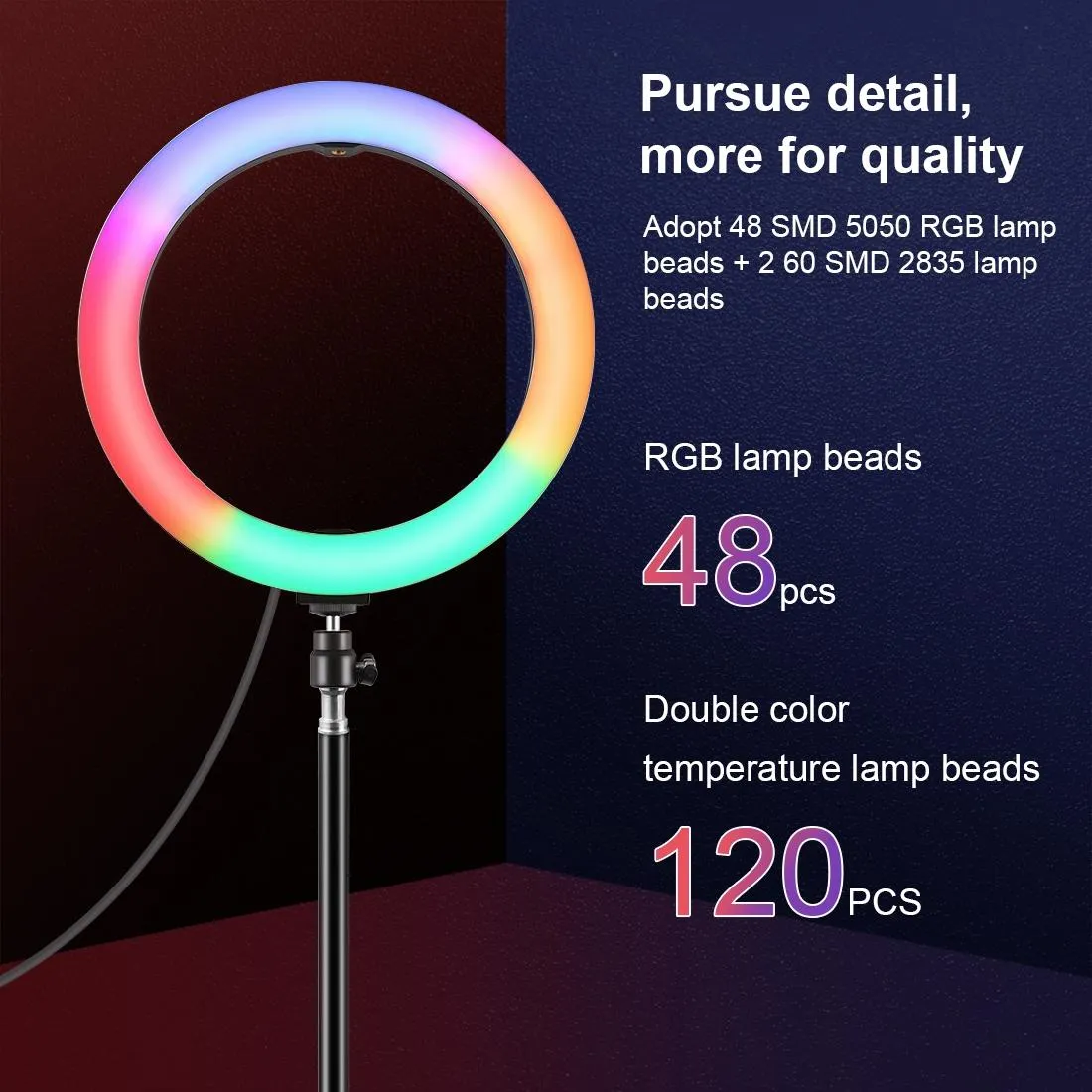 10.2 Marquee Led Beauty Light with Tripod and Remote Control