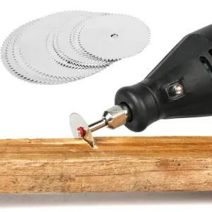 11pcs Set Mini Circular Saw Blade Stainless Steel Cutting Disc Wood Cutting Wheel for Rotary Tool Electric Tool