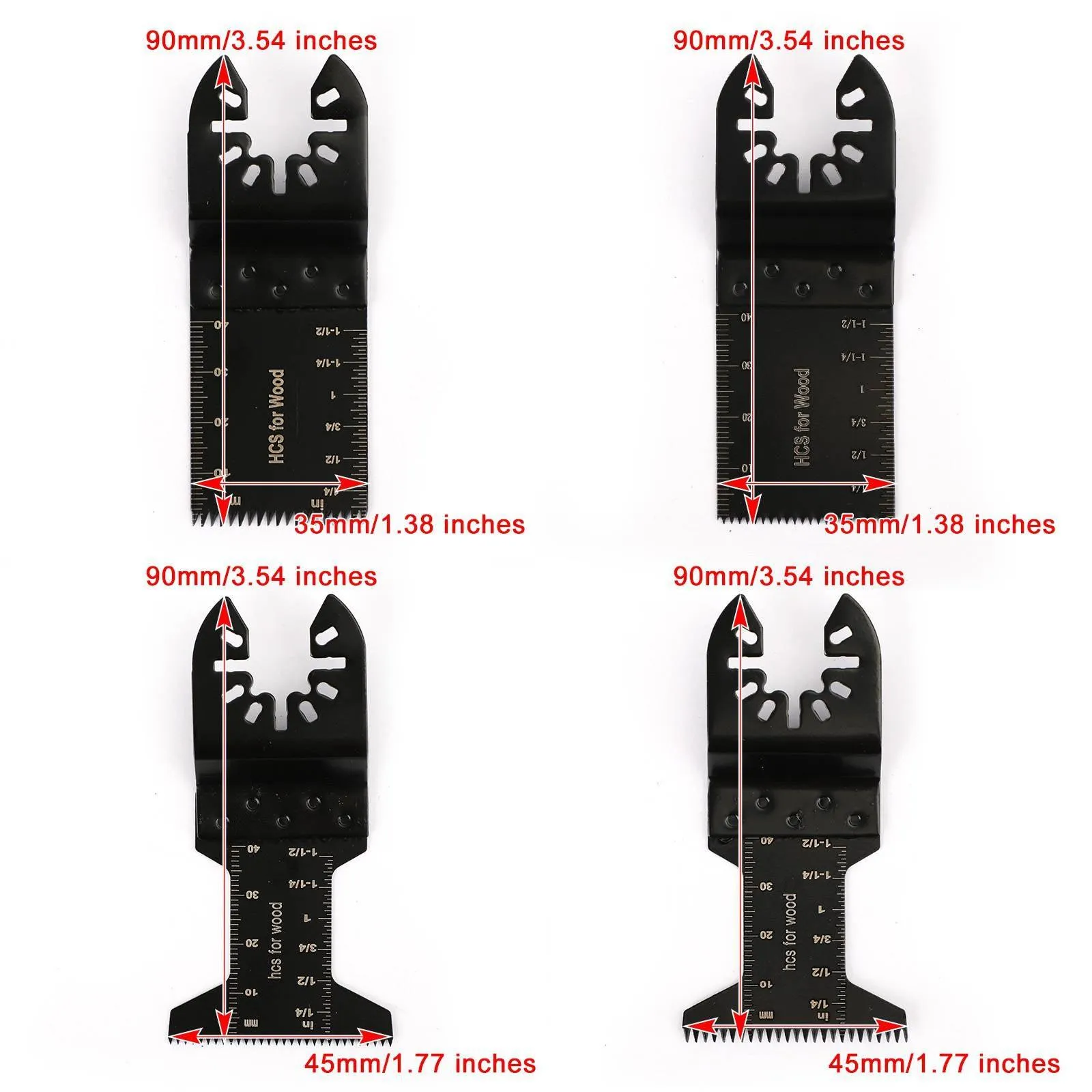 16Pcs 35mm Multimaster Oscillating Multi Tool Saw Blade For Fein BOSCH Dremel Wood Plastic Precision