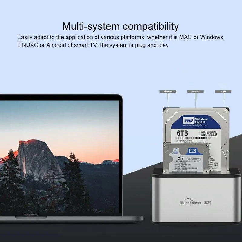 2-bay Usb 3.0 Sata Hard Drive Dock