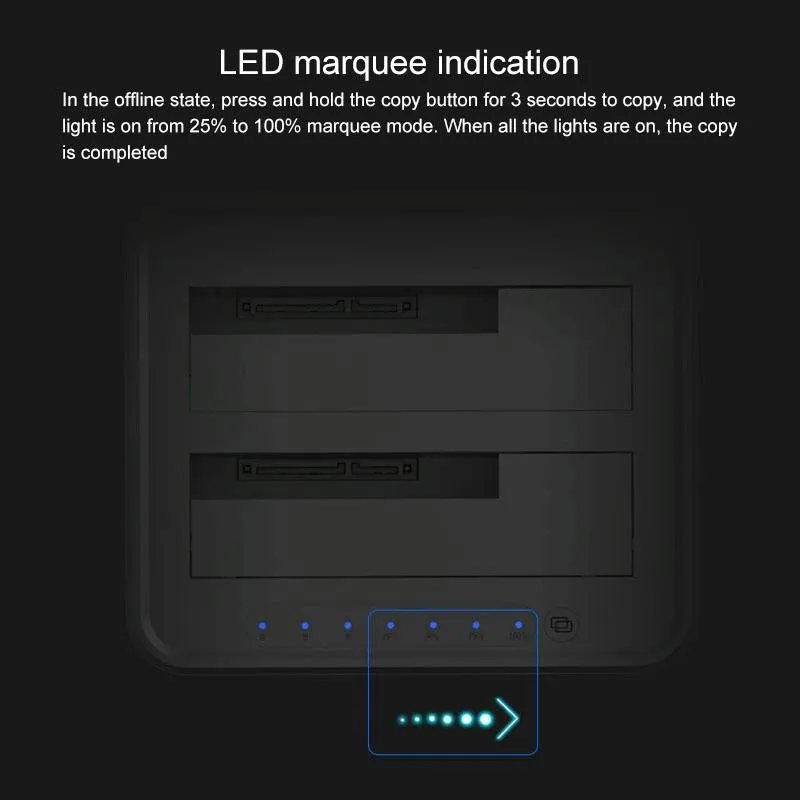 2-bay Usb 3.0 Sata Hard Drive Dock