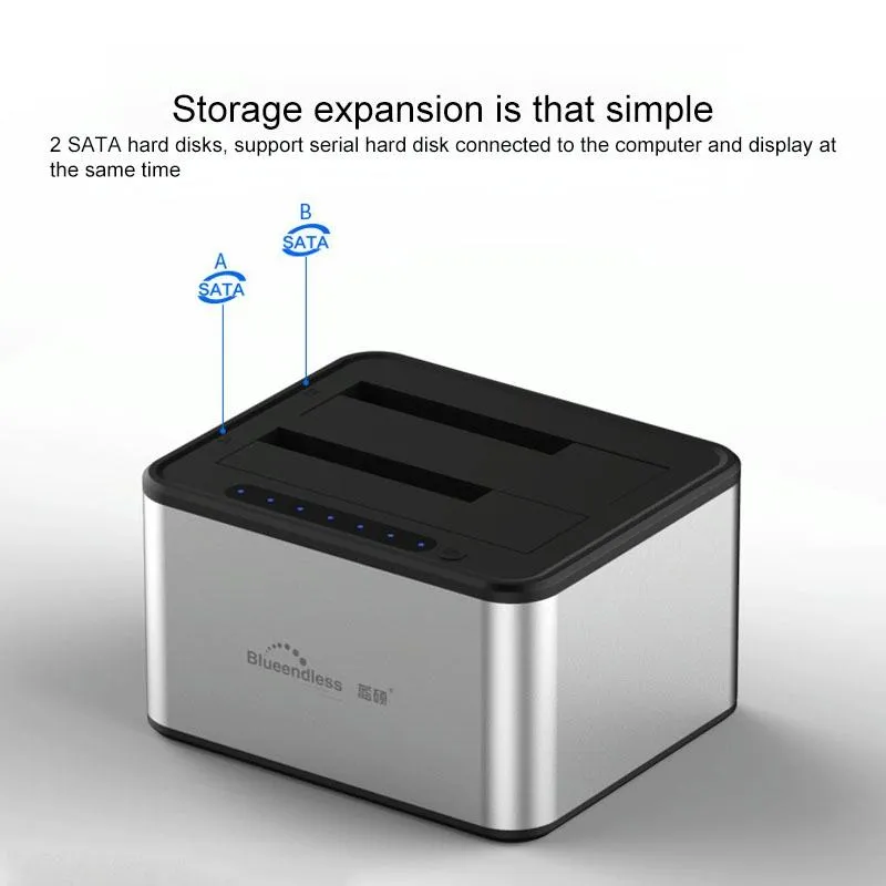 2-bay Usb 3.0 Sata Hard Drive Dock