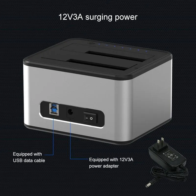 2-bay Usb 3.0 Sata Hard Drive Dock