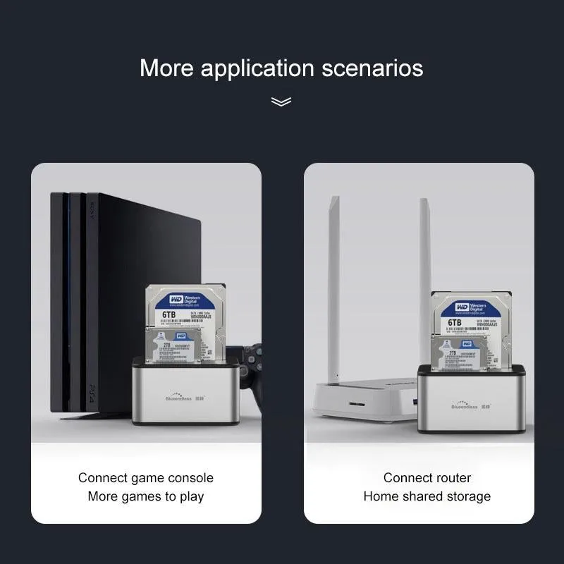 2-bay Usb 3.0 Sata Hard Drive Dock