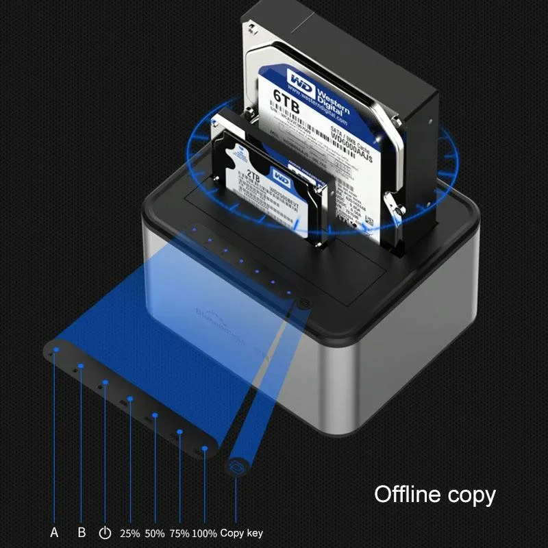 2-bay Usb 3.0 Sata Hard Drive Dock