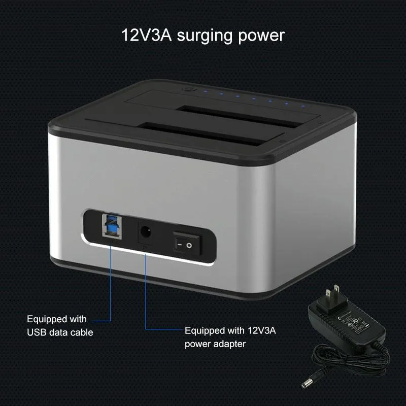 2-bay Usb 3.0 Sata Hard Drive Dock