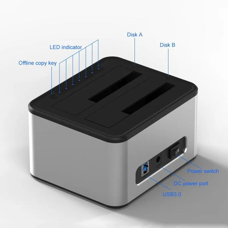 2-bay Usb 3.0 Sata Hard Drive Dock
