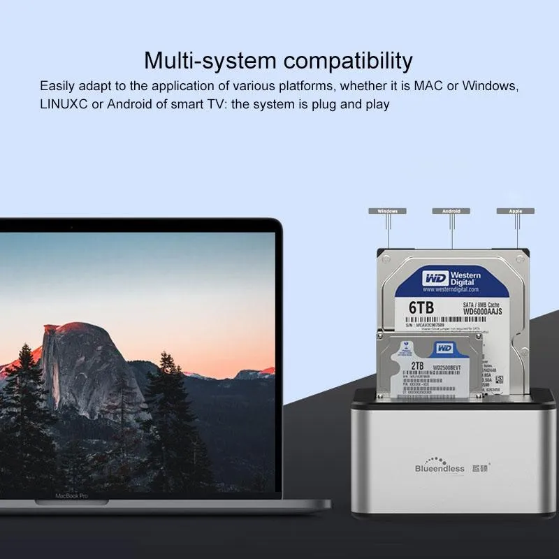 2-bay Usb 3.0 Sata Hard Drive Dock