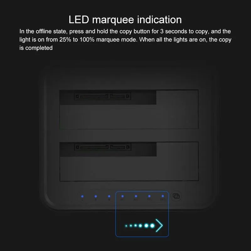 2-bay Usb 3.0 Sata Hard Drive Dock