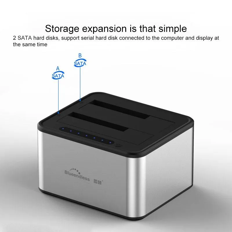 2-bay Usb 3.0 Sata Hard Drive Dock