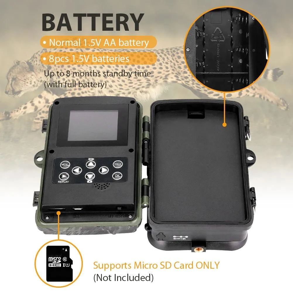 24mp 2.7k Outdoor Track Camera for Infrastructure Monitoring and Hound Tracking