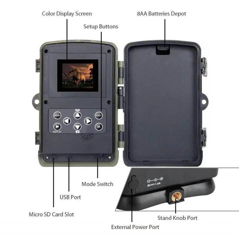 24mp 2.7k Outdoor Track Camera for Infrastructure Monitoring and Hound Tracking