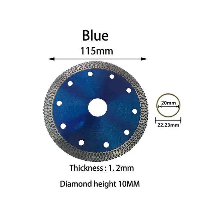 3 Size Turbo Diamond Saw Blade for Granite Marble Porcelain Ceramic