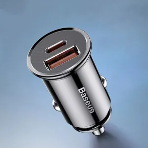 30W Dual Port Fast Car Charger
