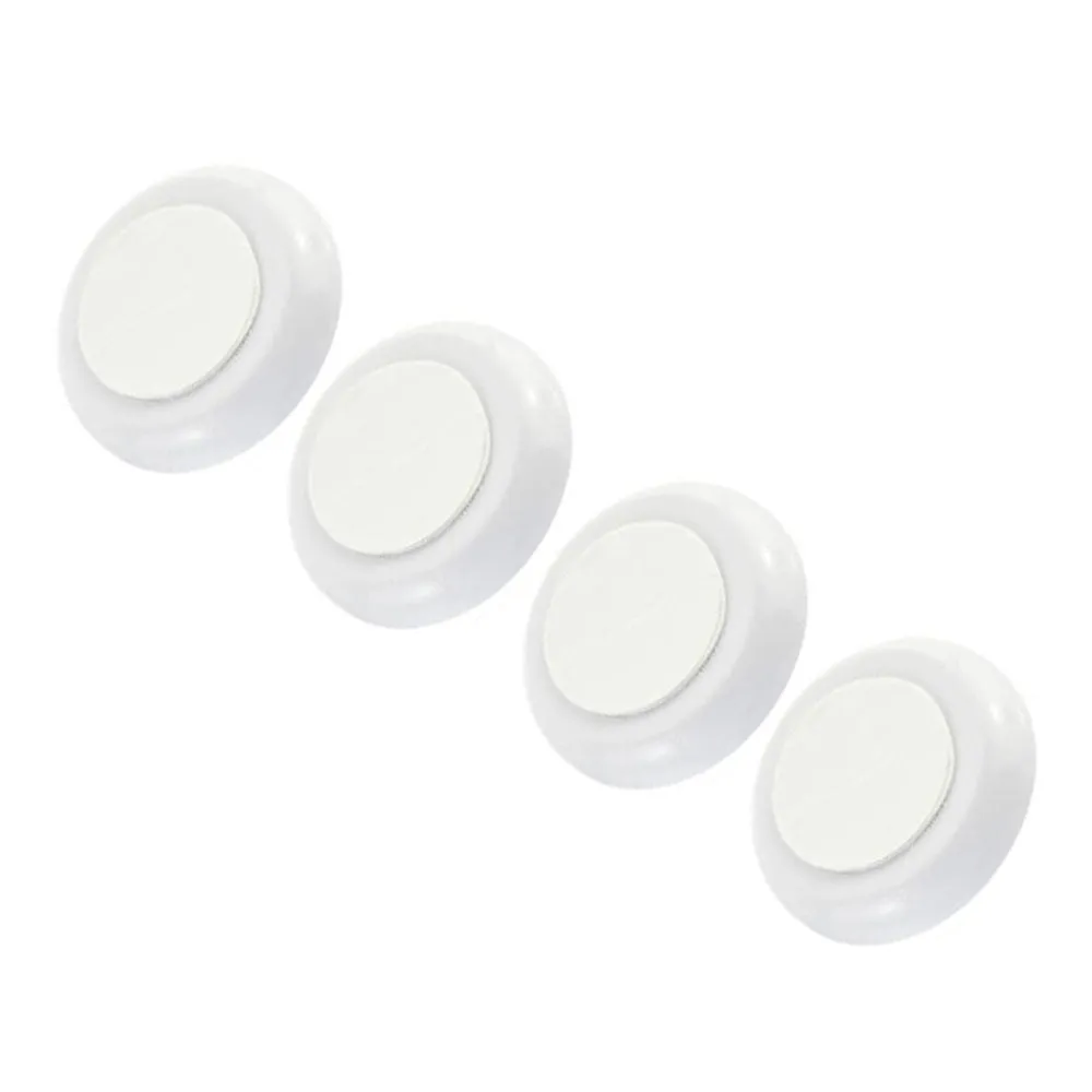 4 PCS Wireless LED Puck Lights Closet Under Cabinet Lighting with Remote Control