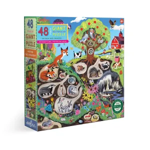 48 Piece Giant Puzzle - Within the Country by Eeboo