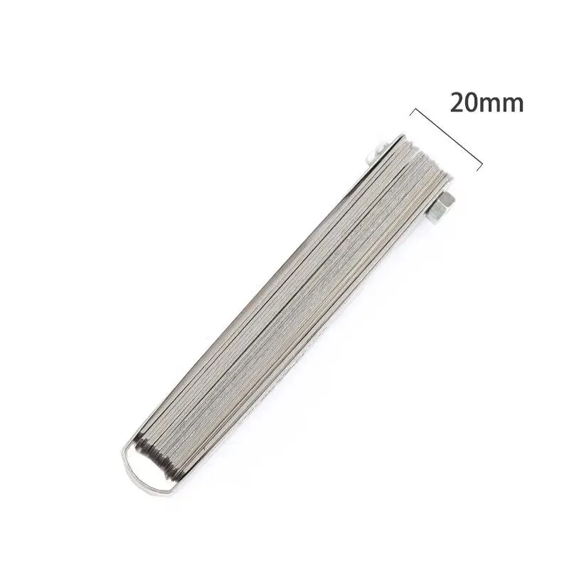 89a32 Feeler Gauge Portable Stainless Steel Rangefinder Durable Versatile 1pc