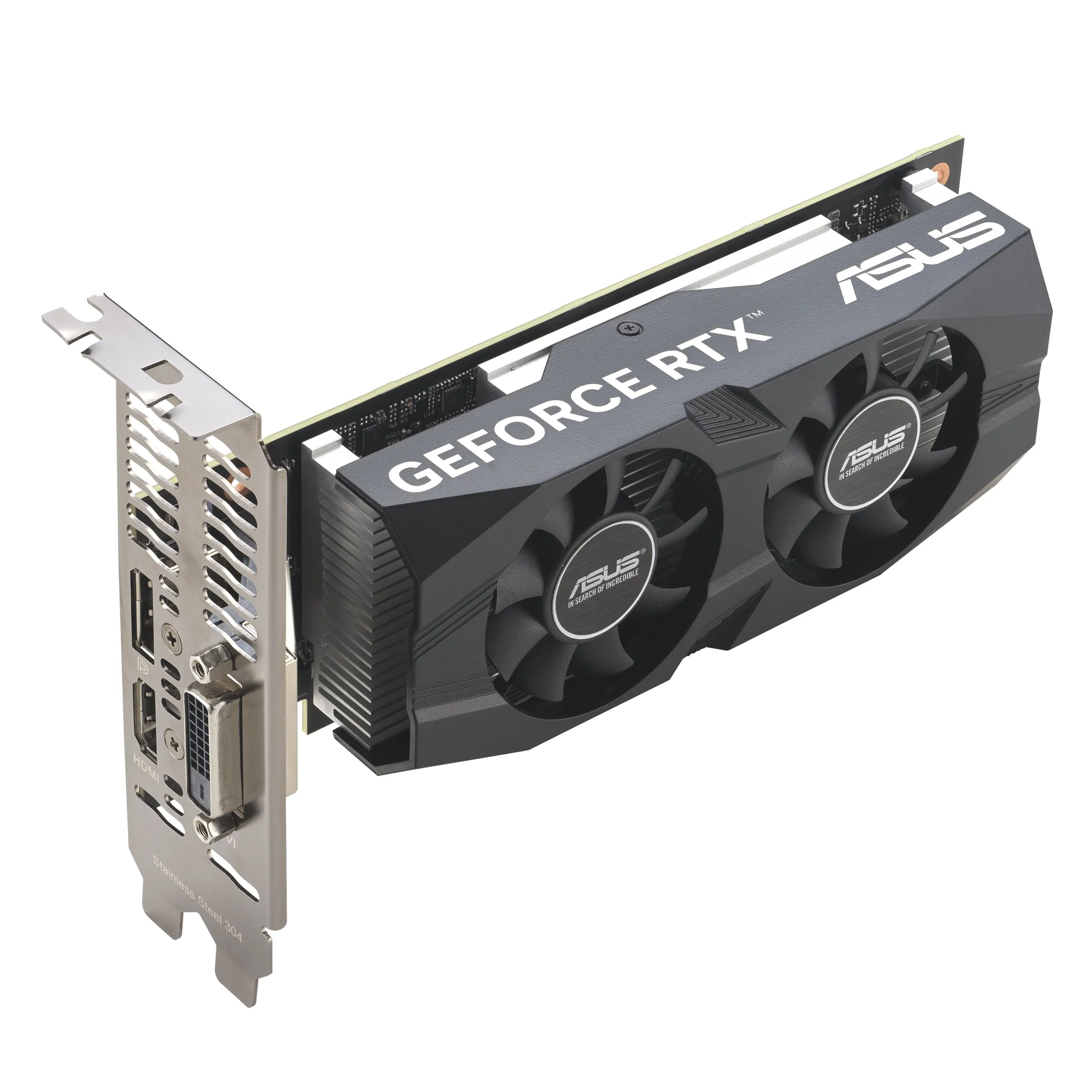 Asus Geforce Rtx 3050 Lp Brk 6Gb - Oc Edition - Graphics Card - Gf Rtx 3050 - 6 Gb