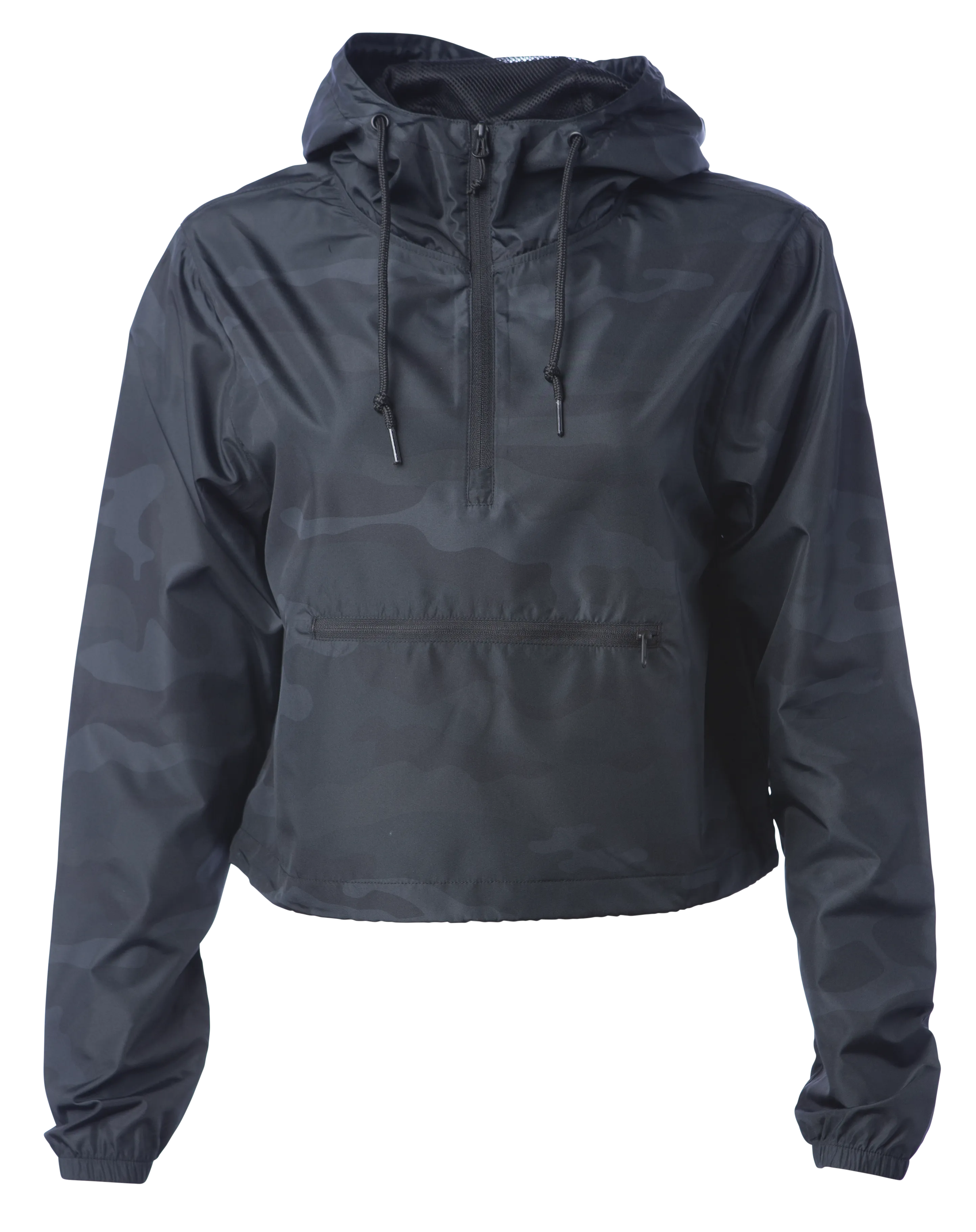 EXP64CRP WOMENS LIGHTWEIGHT CROP WINDBREAKER