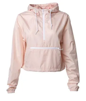 EXP64CRP WOMENS LIGHTWEIGHT CROP WINDBREAKER