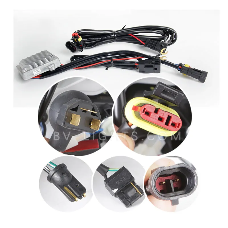 For Toyota Land Cruiser / Prado FJ120 2003-2009 upgrade HID headlight Modified  headlight