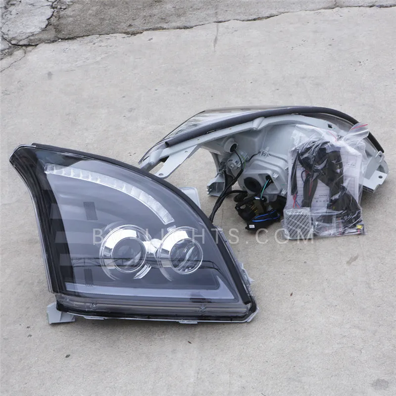 For Toyota Land Cruiser / Prado FJ120 2003-2009 upgrade HID headlight Modified  headlight