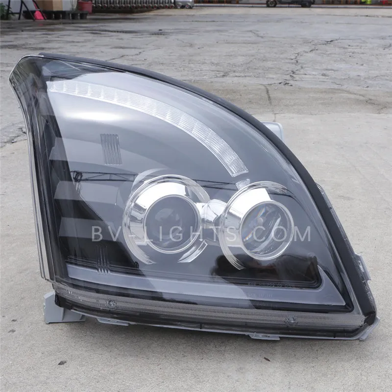 For Toyota Land Cruiser / Prado FJ120 2003-2009 upgrade HID headlight Modified  headlight