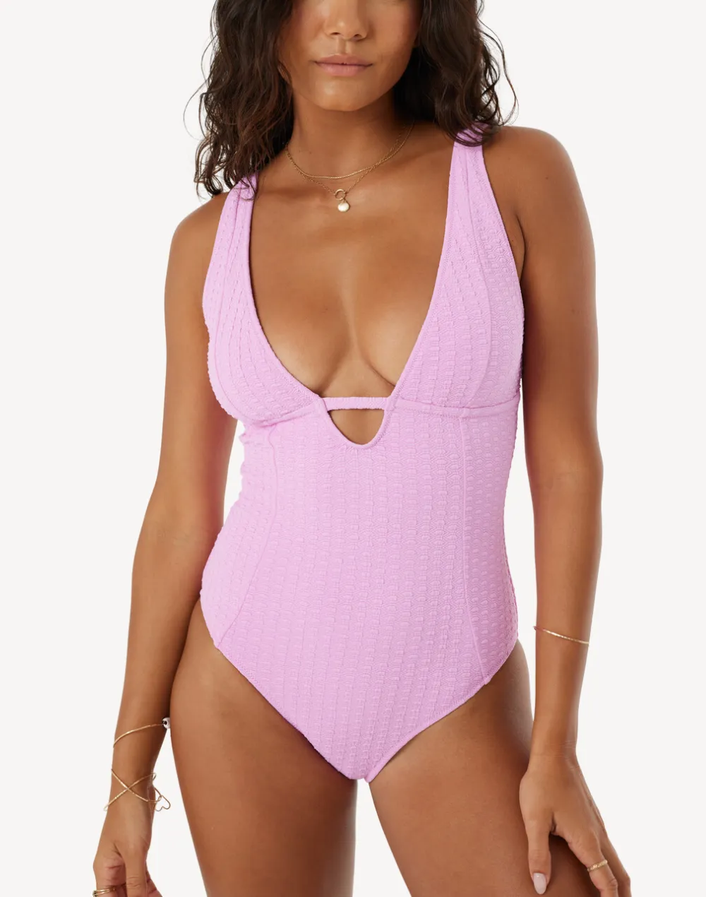 Haleiwa Plunge One Piece Swimsuit