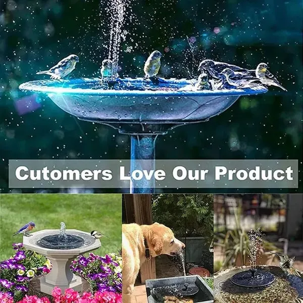 HOT SALE 50% OFF Solar Powered Fountain
