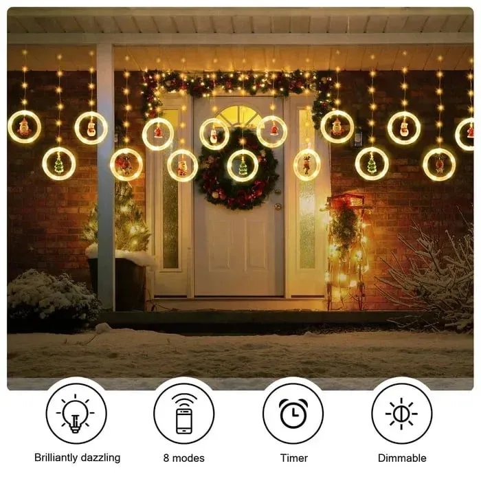 Kerst voorverkoopKerstdecoratie ringverlichting