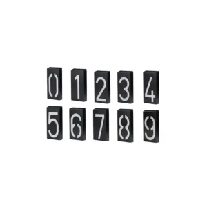 LED Solar Wall Number Lights