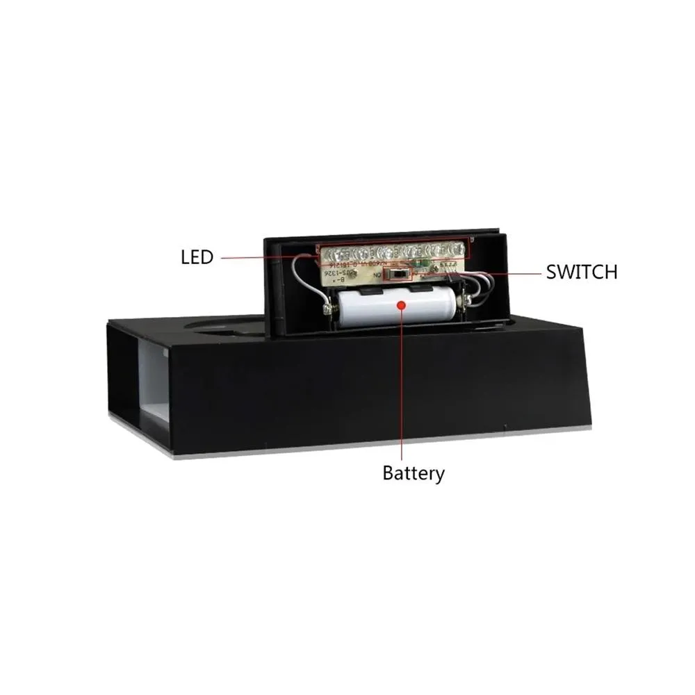 LED Solar Wall Number Lights