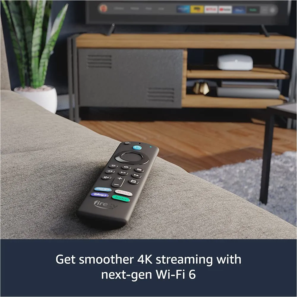 Like-New Fire TV Stick 4K Max streaming device, Wi-Fi 6, Alexa Voice Remote (includes TV controls)