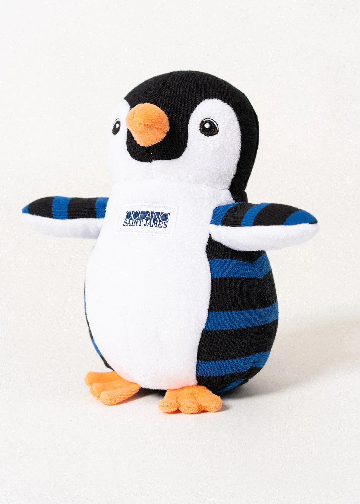 Penguin Ocano soft toy - with iconic stripes (NOIR/GITANE)