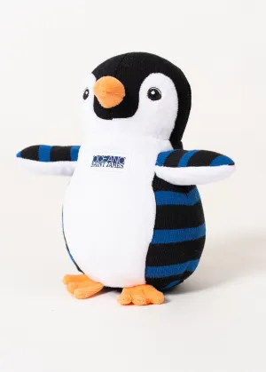 Penguin Ocano soft toy - with iconic stripes (NOIR/GITANE)