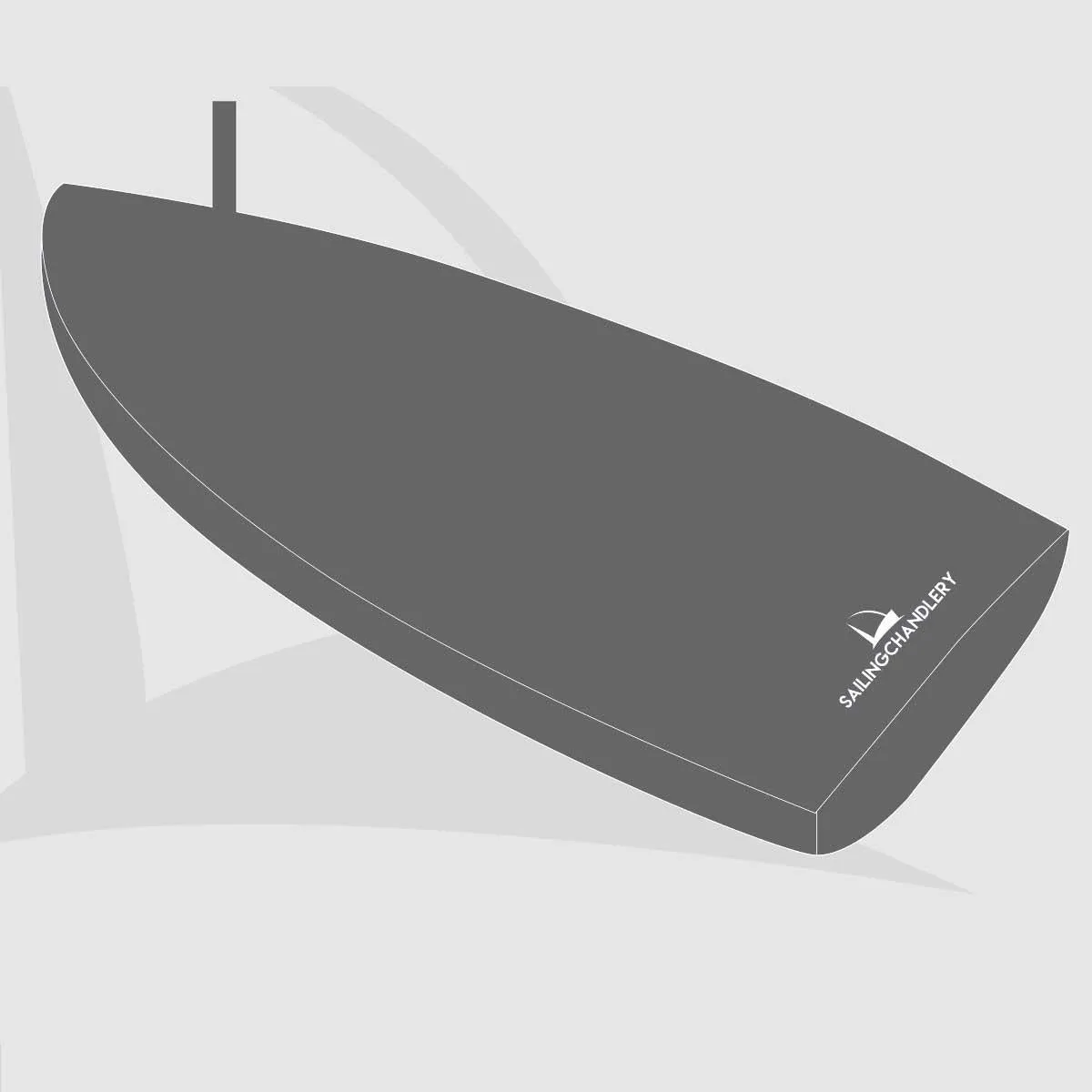 RS600 Boat Cover - Boom Up - PVC Grey