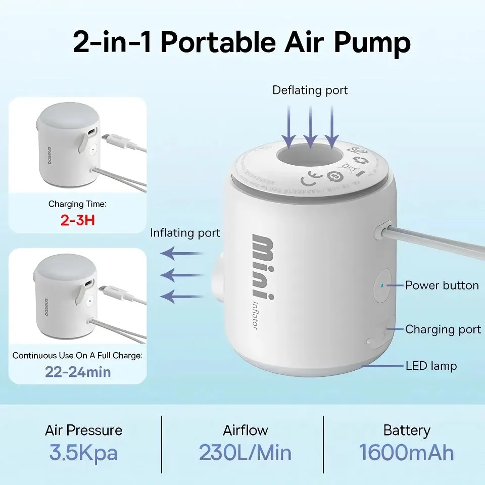 Ultra Powerful Portable Mini Air Pump